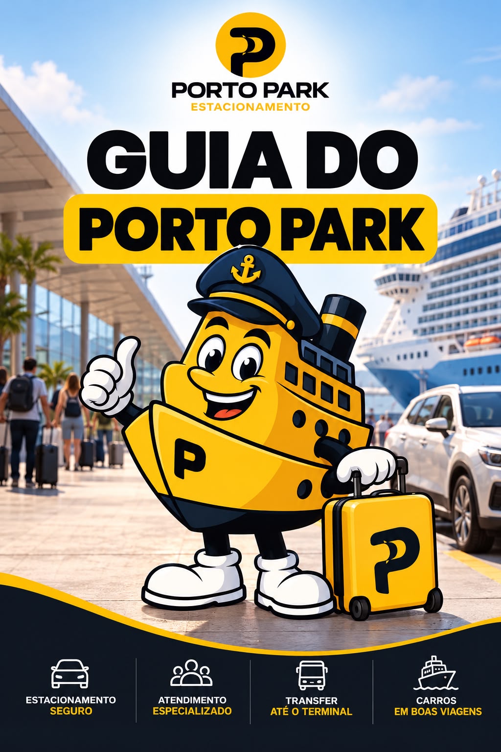 Como funciona o estacionamento para cruzeiro no Porto Park: guia completo passo a passo